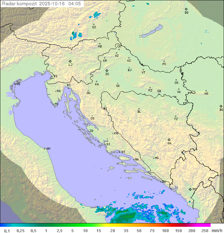 Padavine Hrvaška