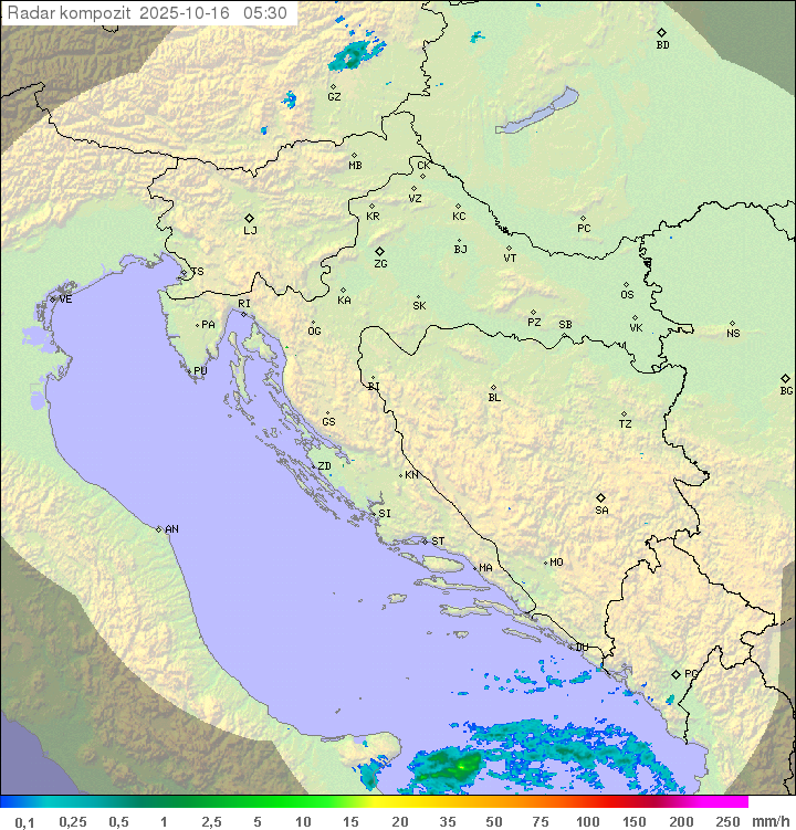 Padavine Hrvaška