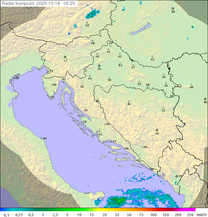 Padavine Hrvaška