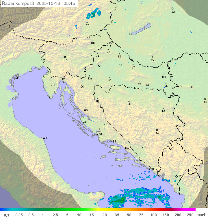 Padavine Hrvaška