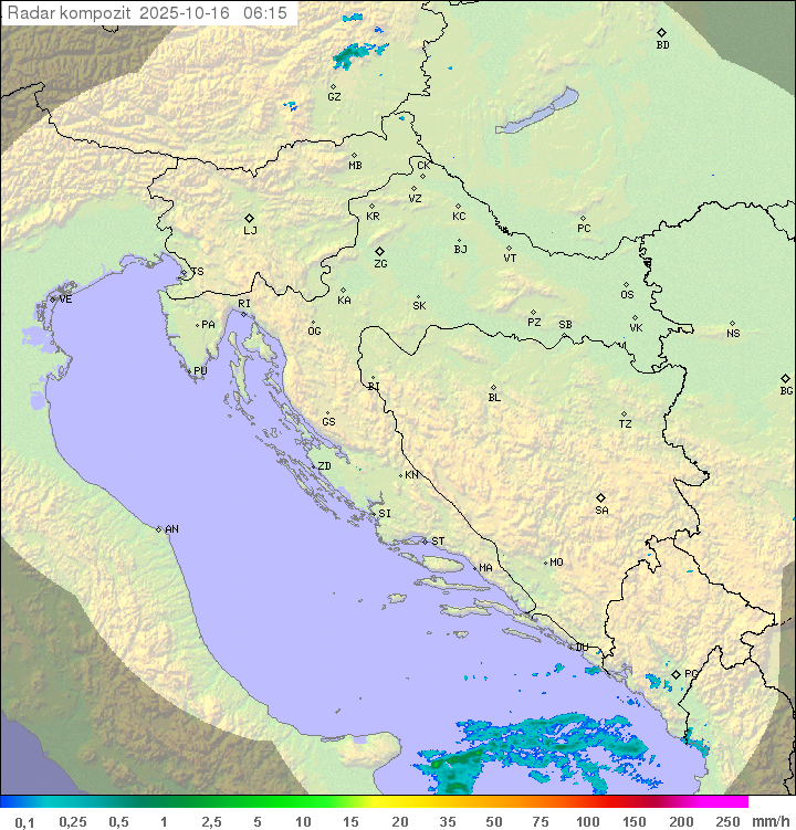 Padavine Hrvaška