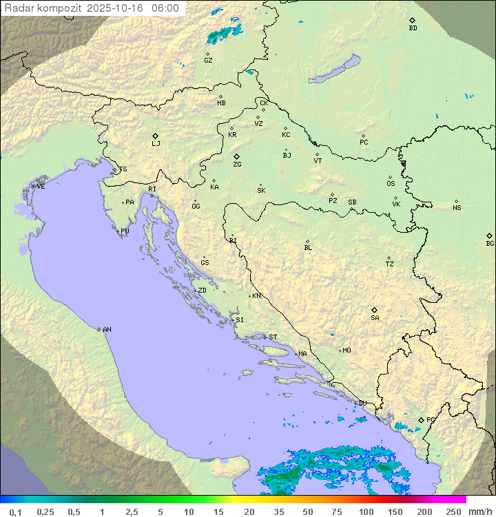 Padavine Hrvaška