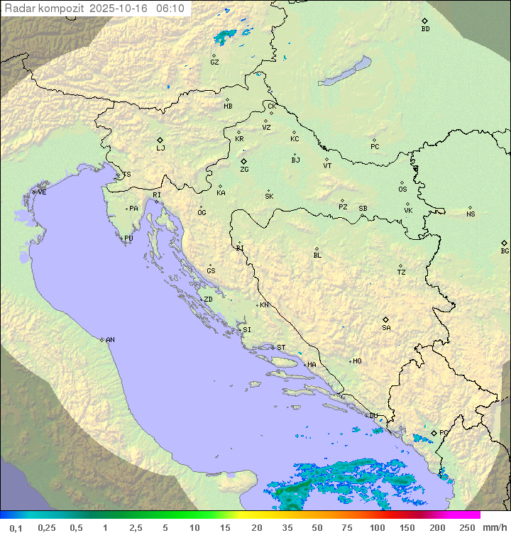 Padavine Hrvaška