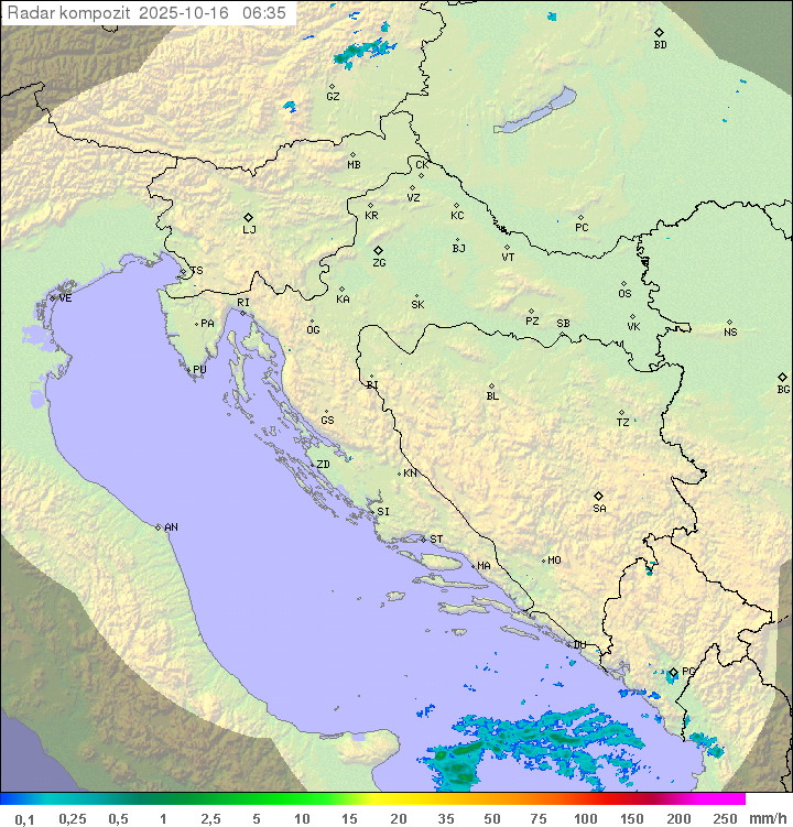 Padavine Hrvaška