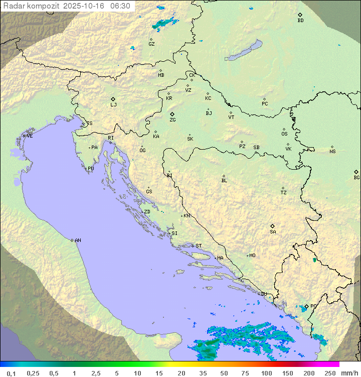 Padavine Hrvaška