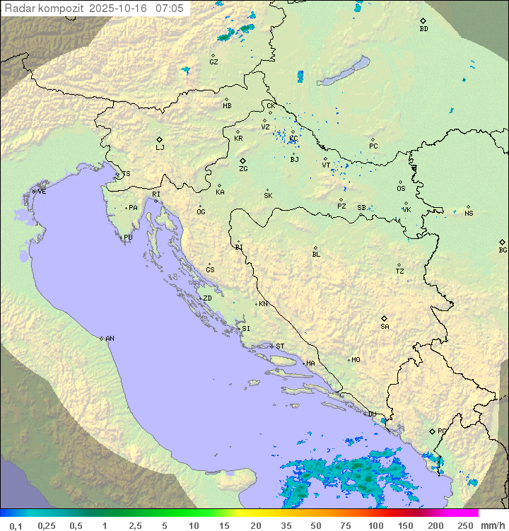 Padavine Hrvaška