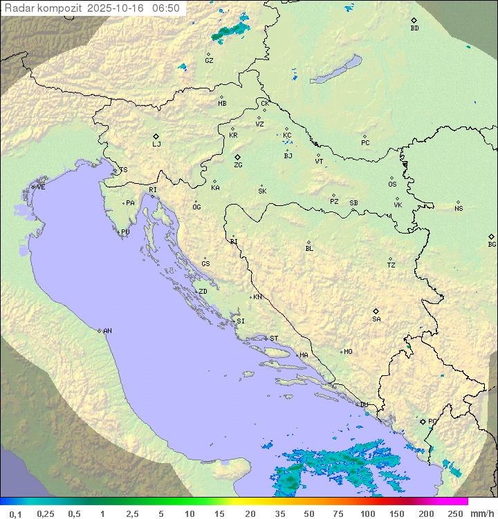 Padavine Hrvaška