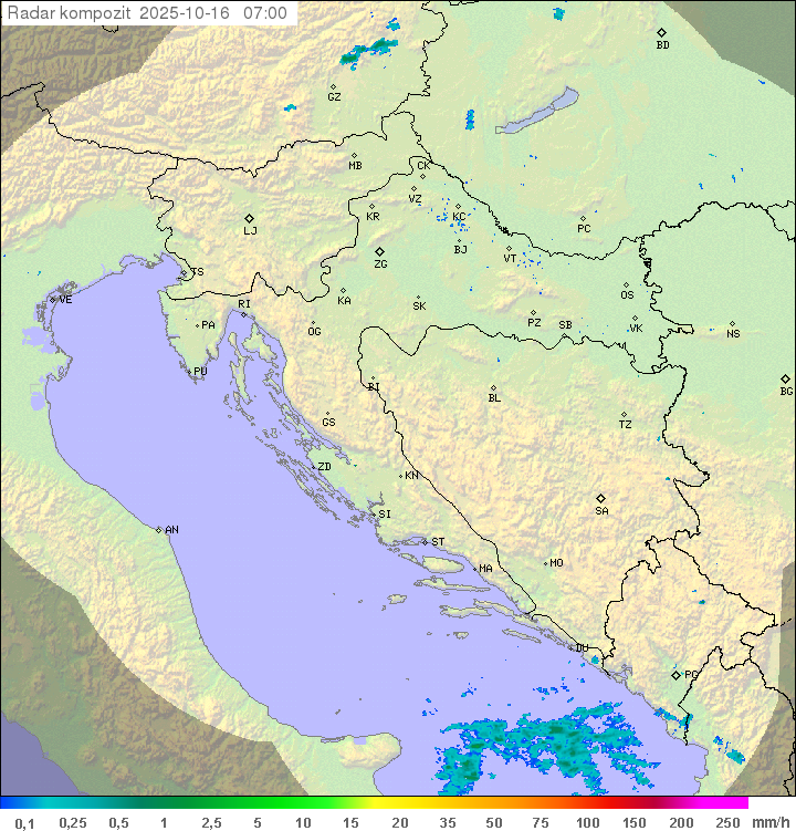 Padavine Hrvaška