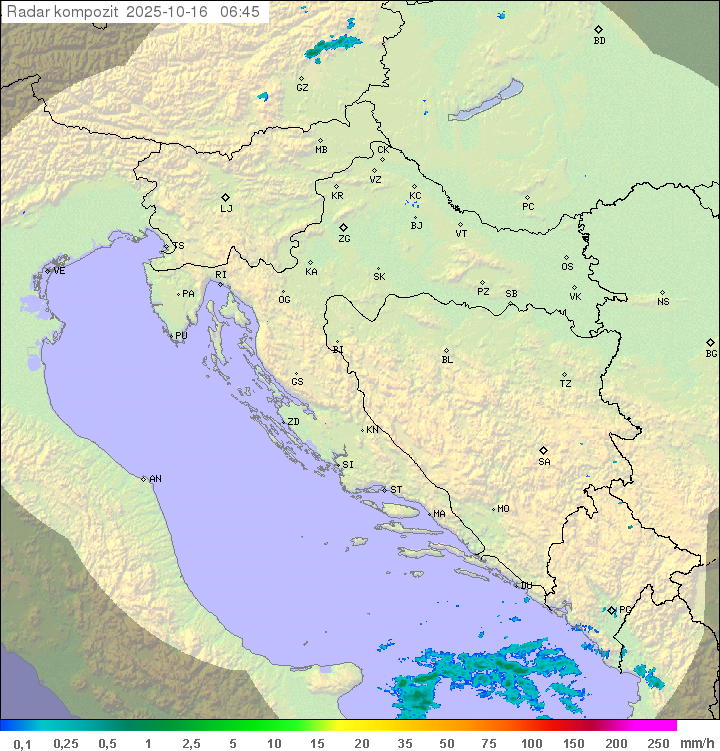 Padavine Hrvaška