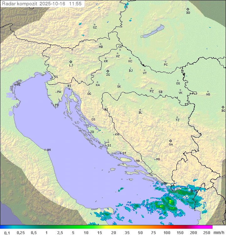 Padavine Hrvaška