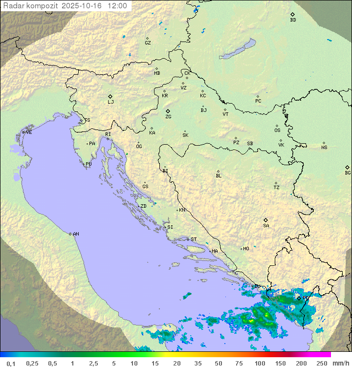 Padavine Hrvaška