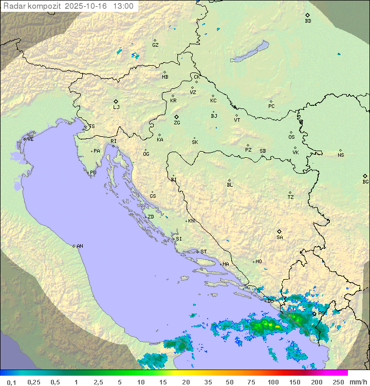 Padavine Hrvaška