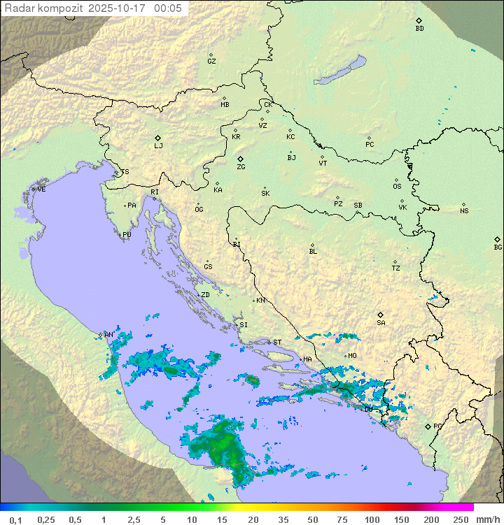Padavine Hrvaška