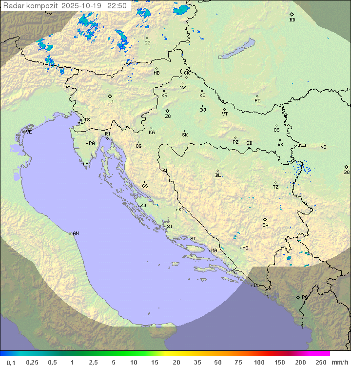 Padavine Hrvaška
