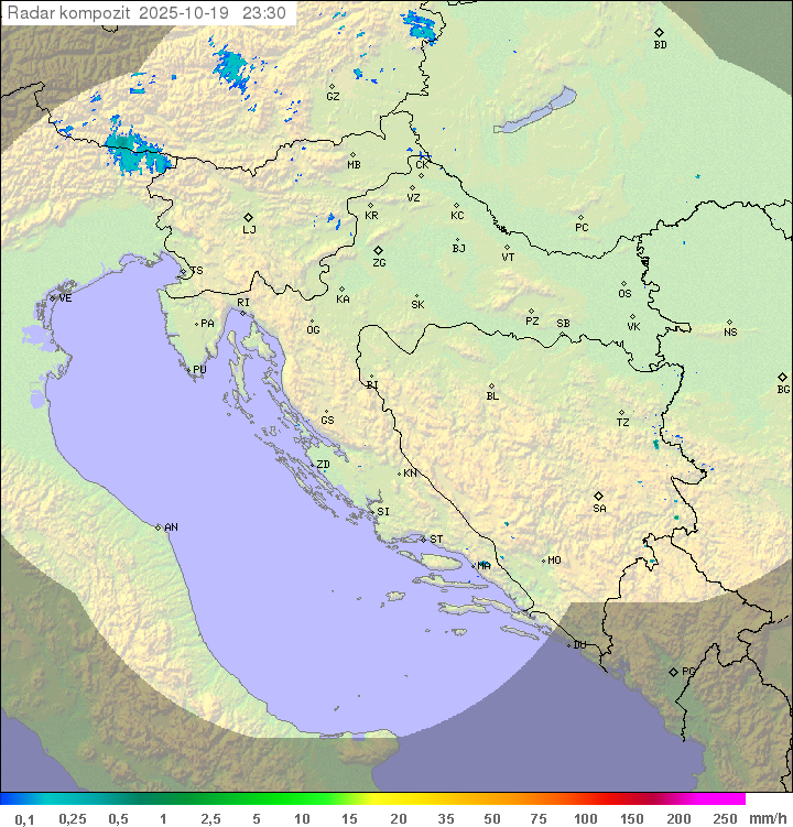 Padavine Hrvaška