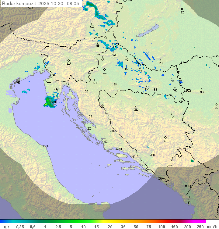 Padavine Hrvaška