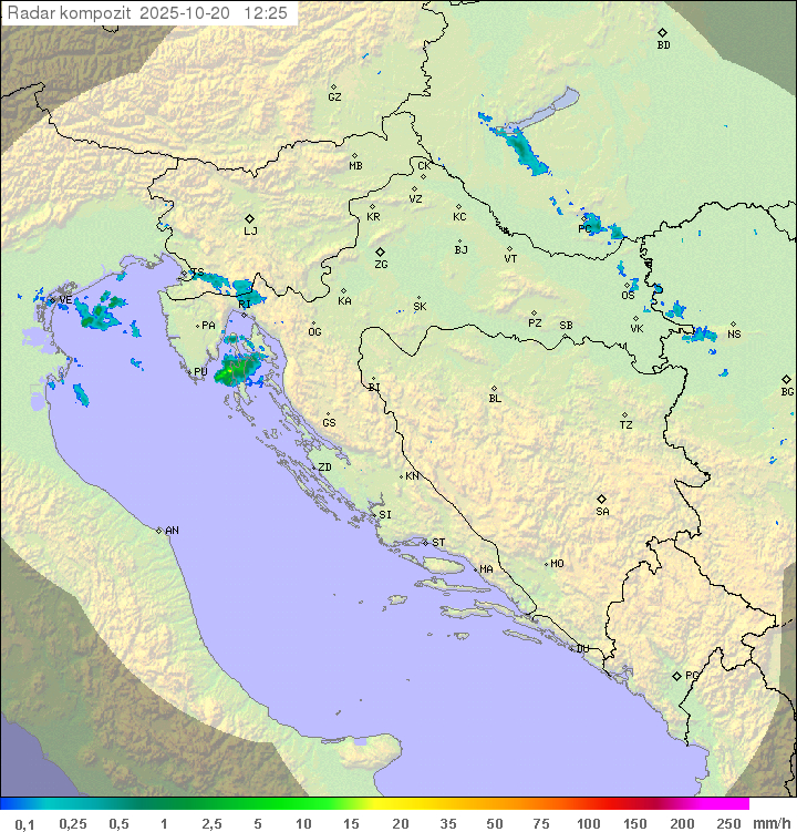 Padavine Hrvaška