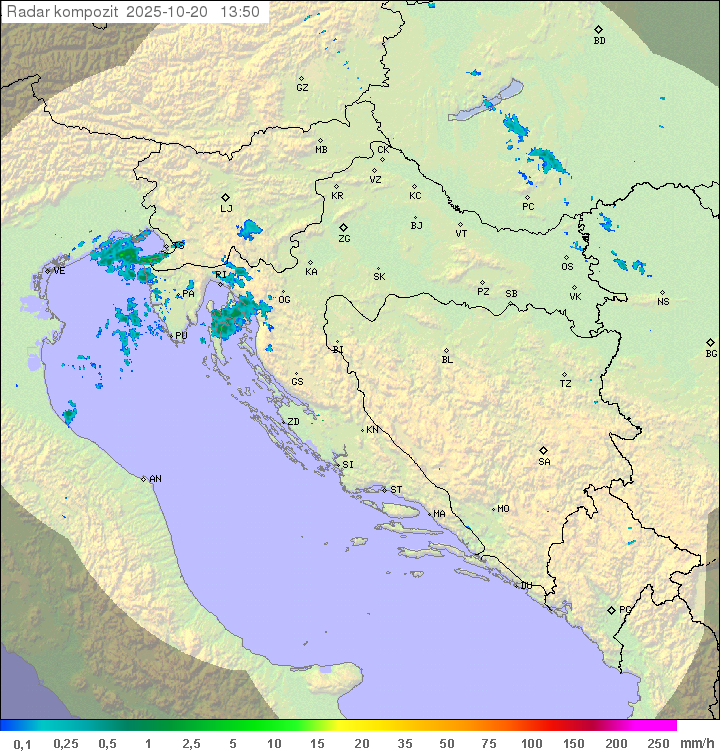 Padavine Hrvaška