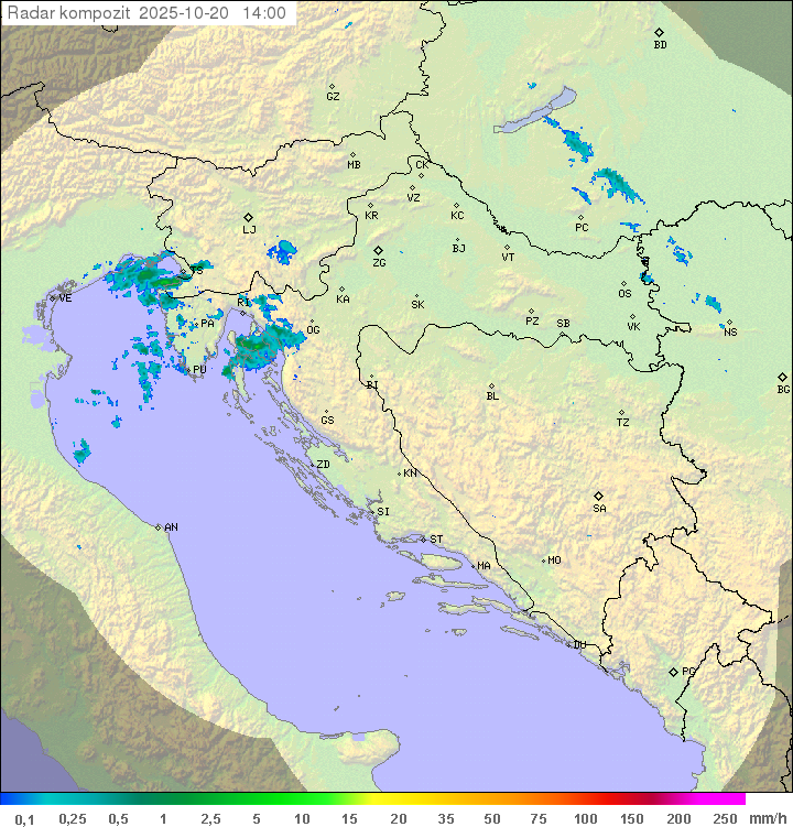 Padavine Hrvaška