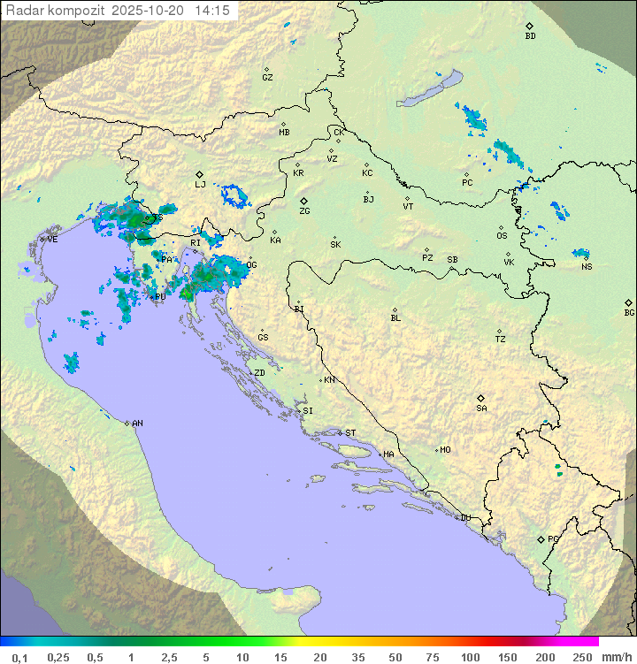 Padavine Hrvaška