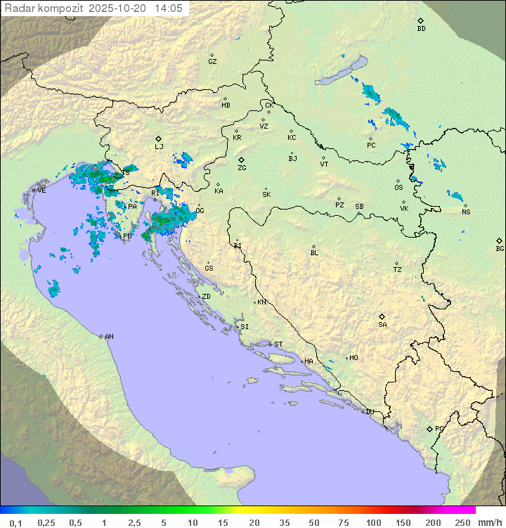 Padavine Hrvaška