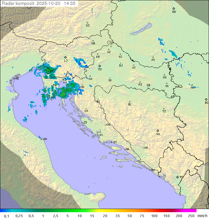 Padavine Hrvaška