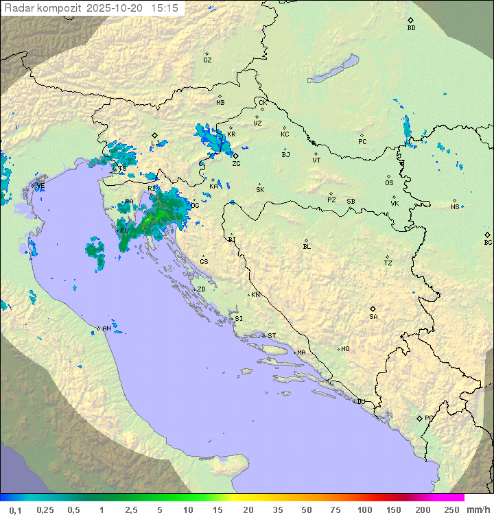 Padavine Hrvaška
