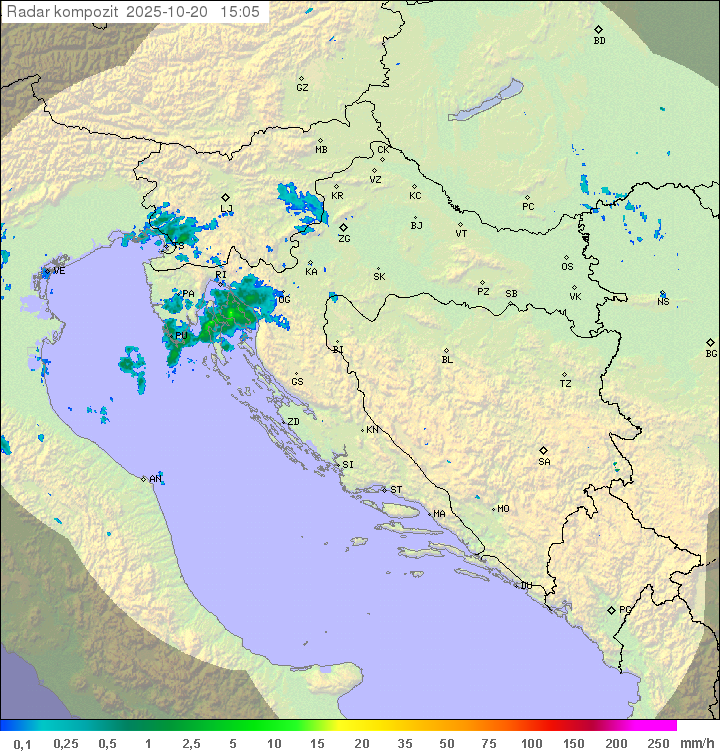Padavine Hrvaška