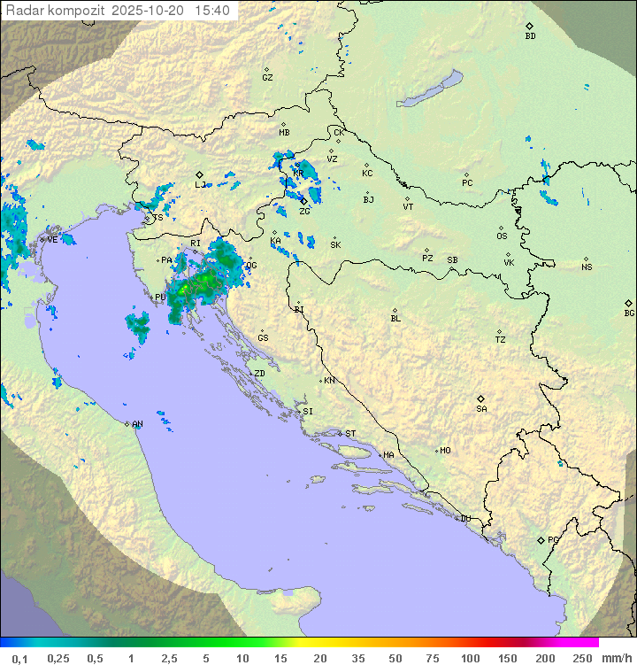 Padavine Hrvaška