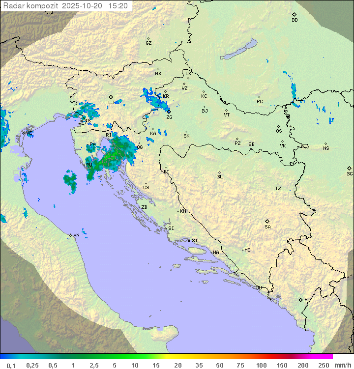 Padavine Hrvaška