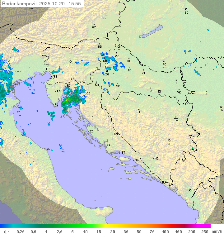 Padavine Hrvaška