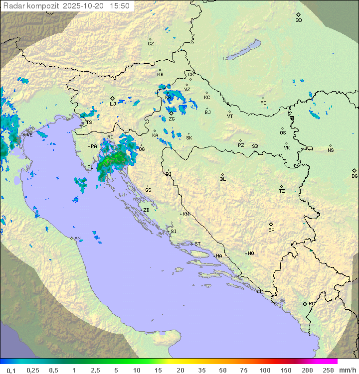 Padavine Hrvaška