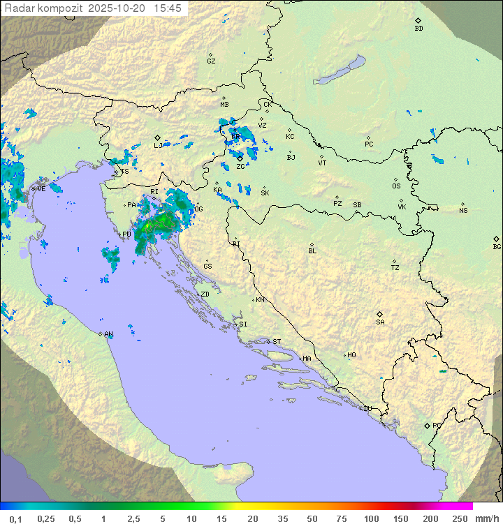 Padavine Hrvaška