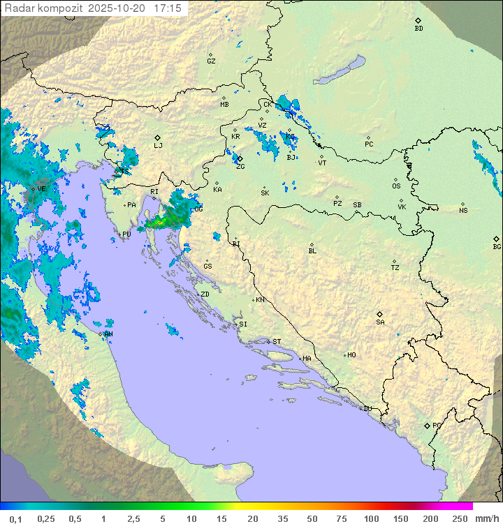 Padavine Hrvaška