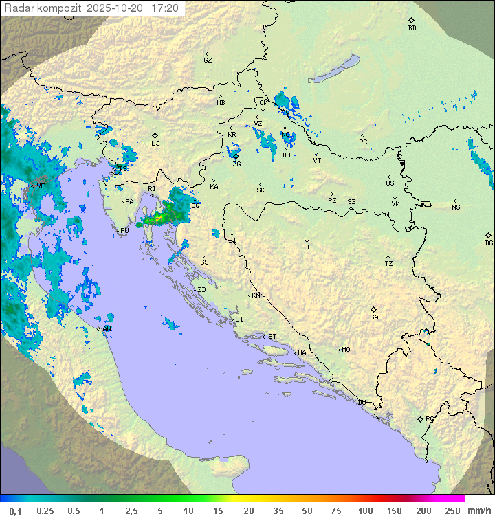 Padavine Hrvaška