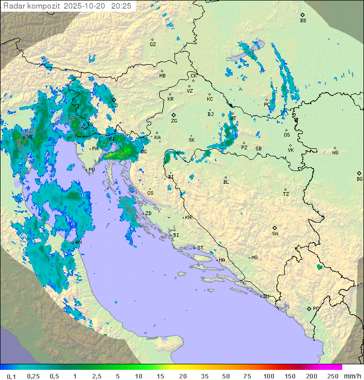 Padavine Hrvaška