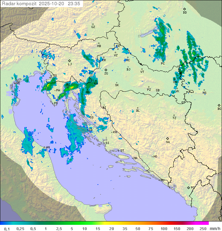 Padavine Hrvaška