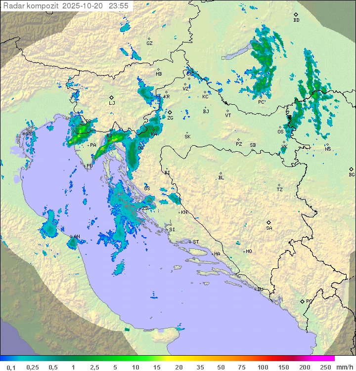 Padavine Hrvaška