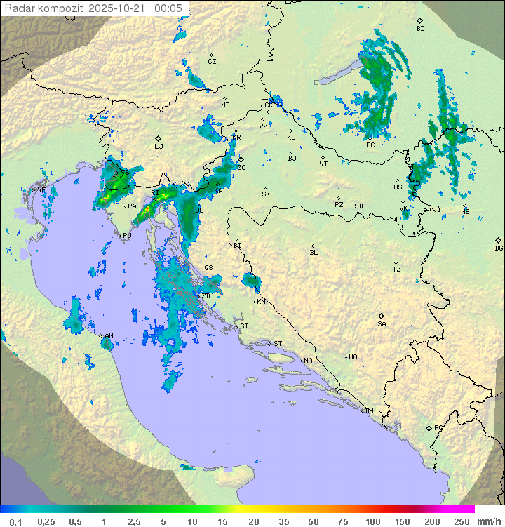 Padavine Hrvaška