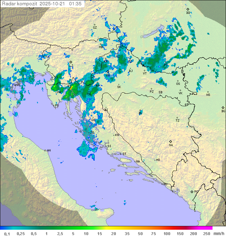 Padavine Hrvaška