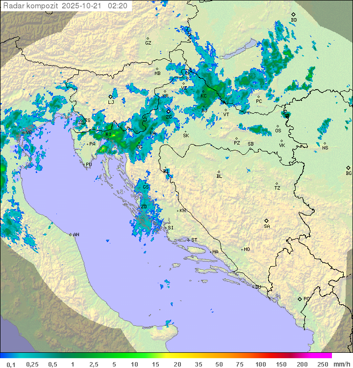 Padavine Hrvaška