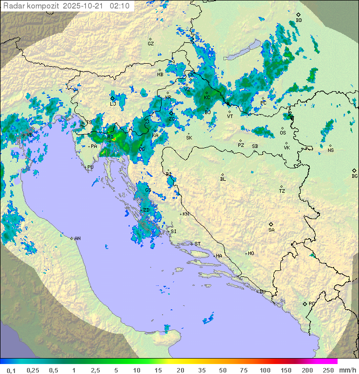 Padavine Hrvaška