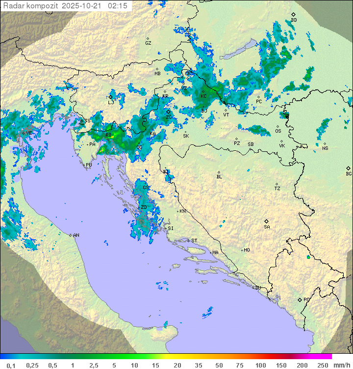 Padavine Hrvaška