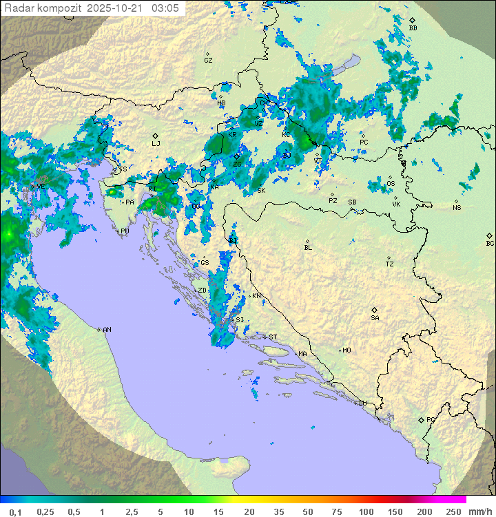 Padavine Hrvaška