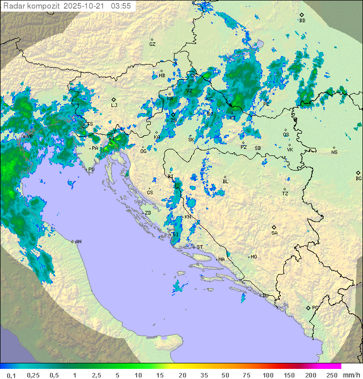 Padavine Hrvaška