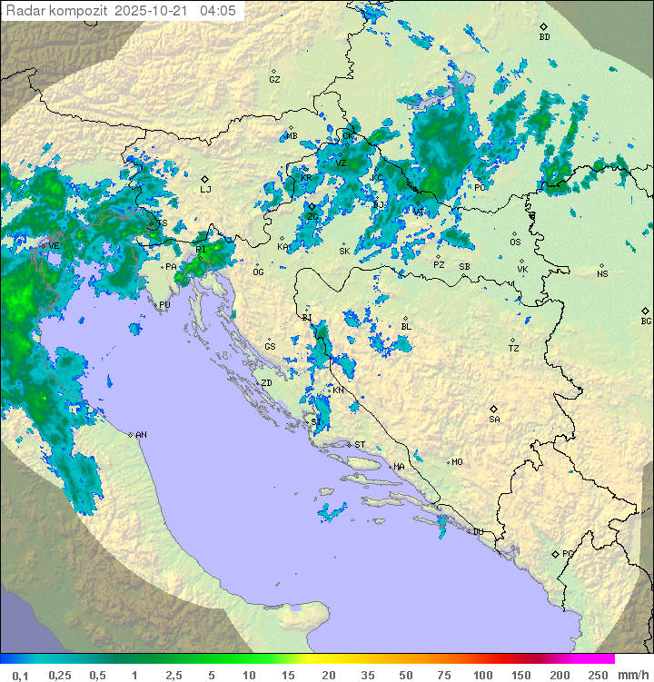 Padavine Hrvaška