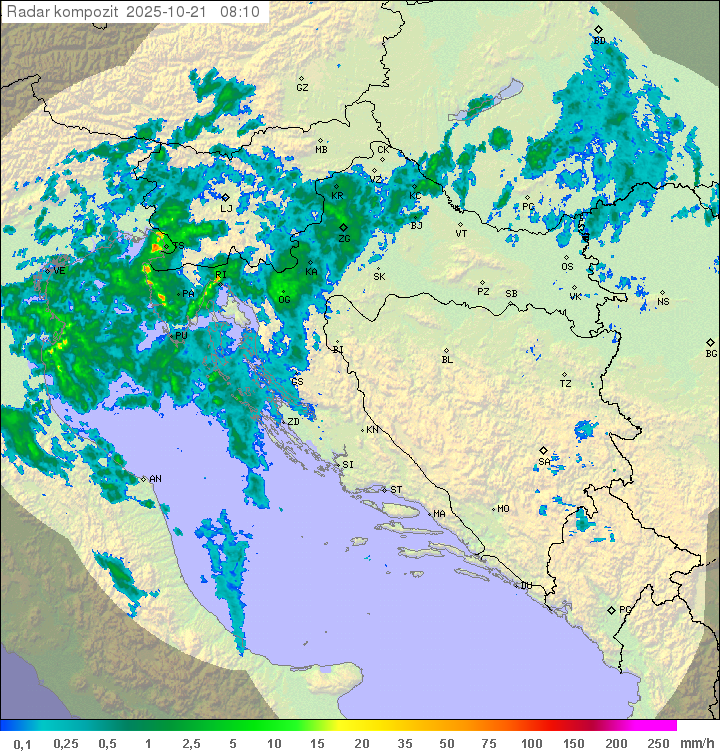Padavine Hrvaška
