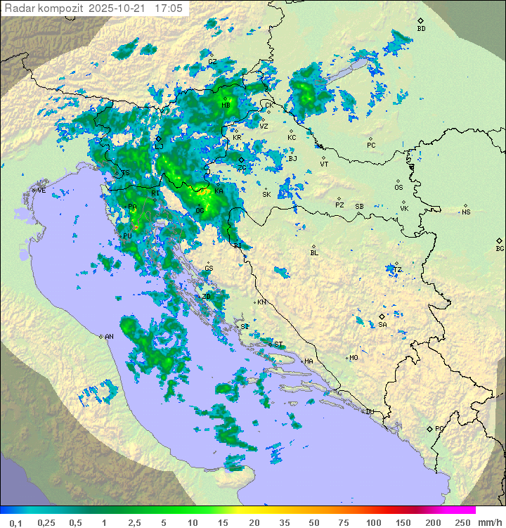 Padavine Hrvaška