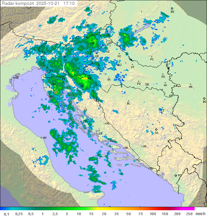 Padavine Hrvaška
