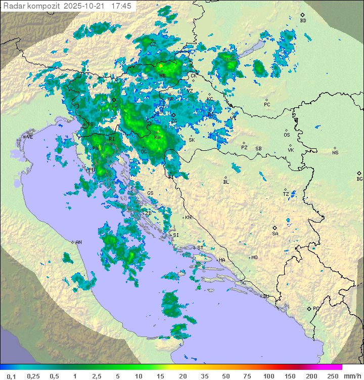 Padavine Hrvaška